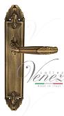 Дверная ручка Venezia на планке PL90 мод. Angelina (мат. бронза) проходная