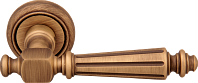 Дверная ручка Melodia мод. Grazia 300V на розетке 50V (матовая бронза)
