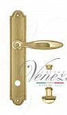 Дверная ручка Venezia на планке PL98 мод. Maggiore (полир. латунь) сантехническая