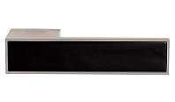 Дверная ручка Tupai мод. Melody BIQ Line Vario 3084 RE (никель /142 + вставка черный г